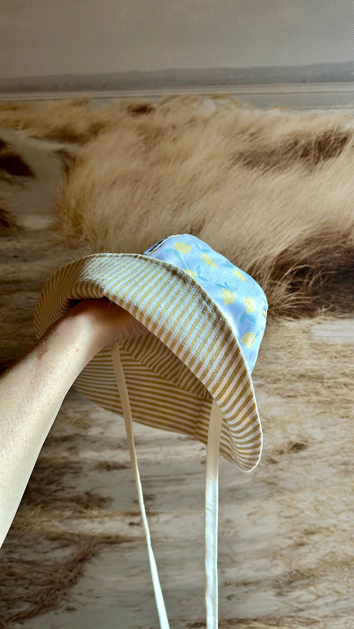 RTS Lavender Lemonade Parasol Hat size 2-3 years