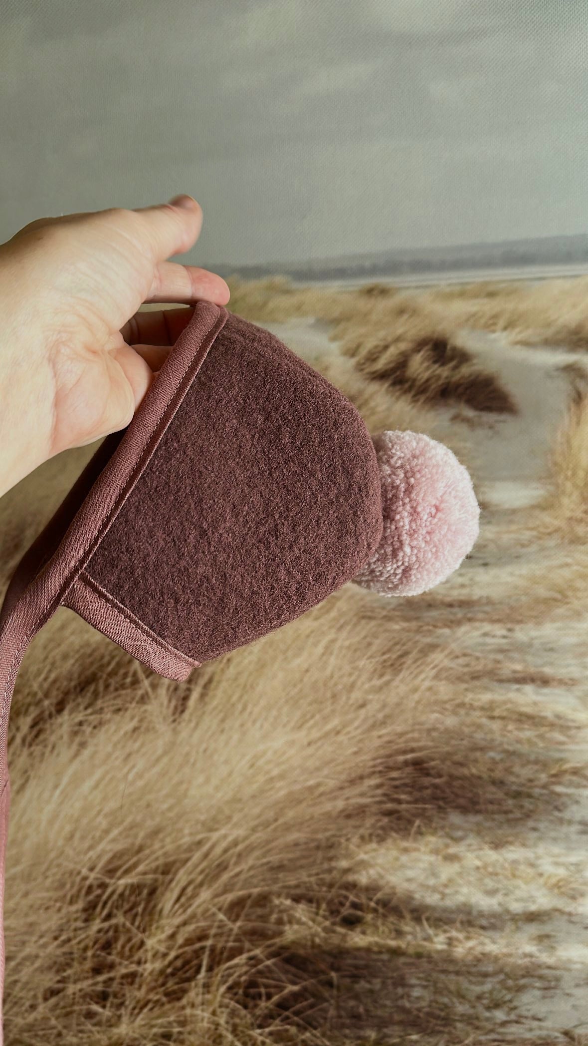 SugarPlum Wool Bonnet