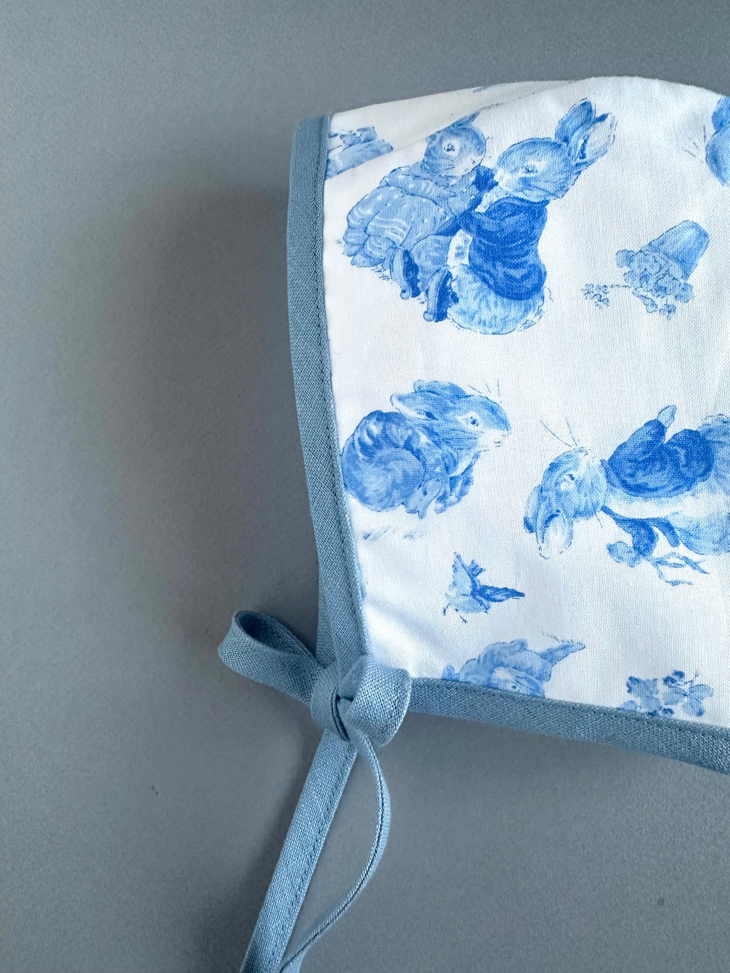 RTS Blue Potter Bonnet size 12-18 months