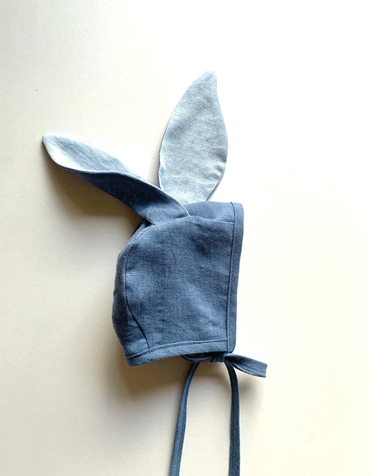 Levi Blue Bunny Bonnet