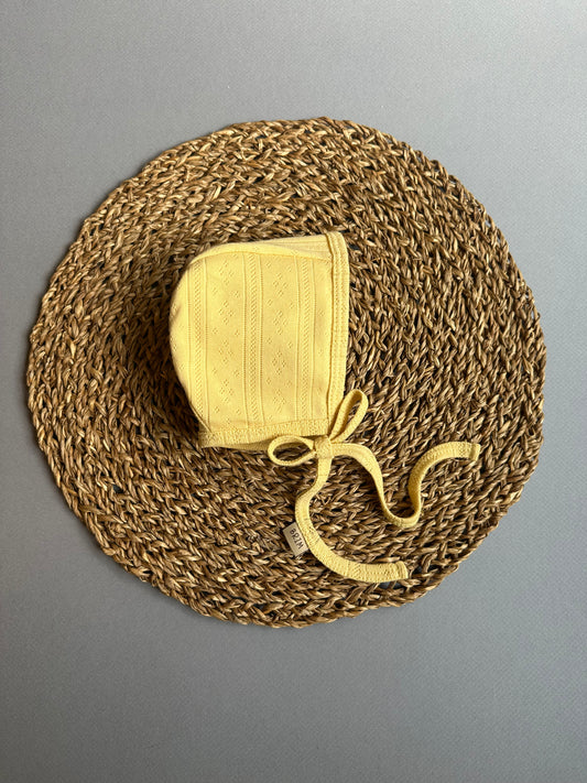 Butter Pointelle Classic Bonnet