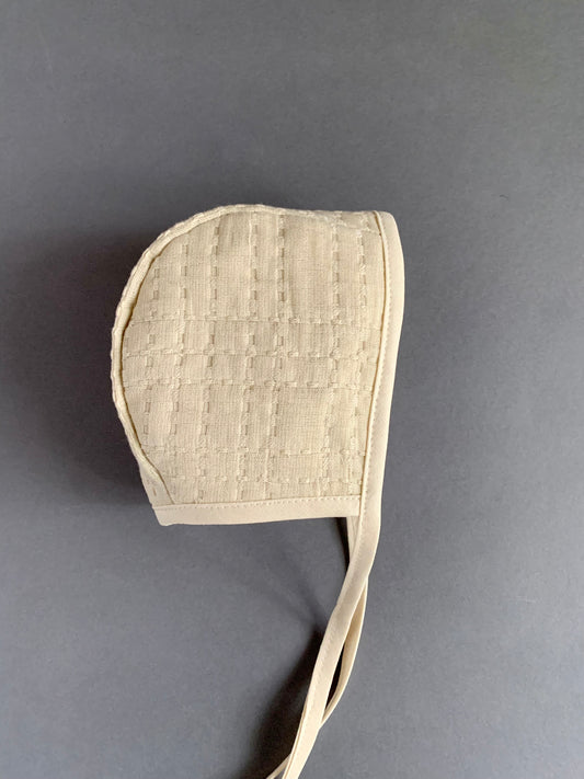 Pearl Quilted Bonnet