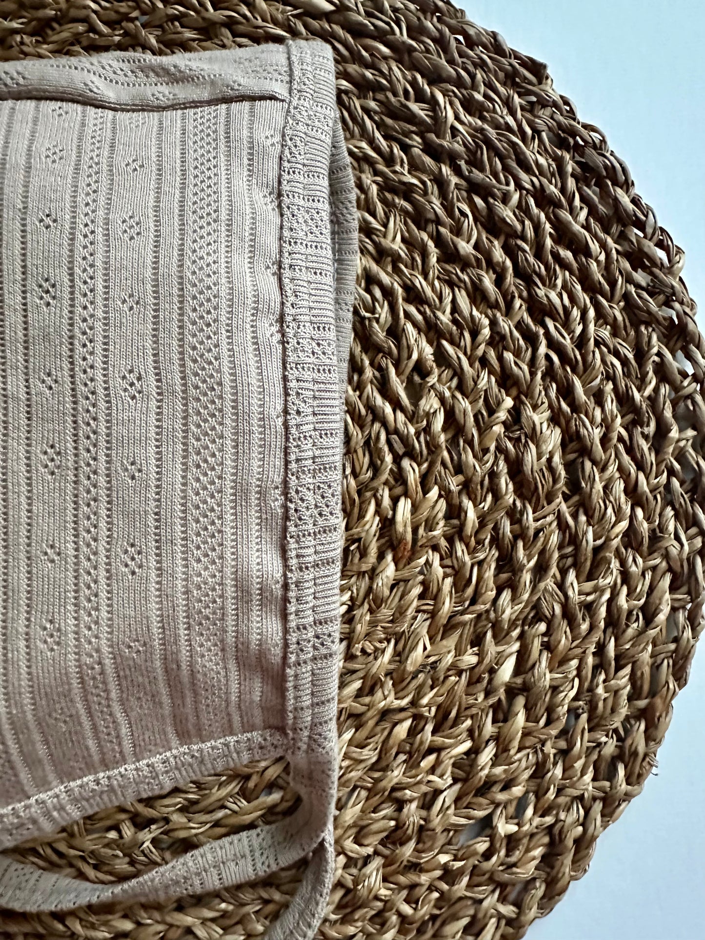 Cappuccino Pointelle Classic Bonnet