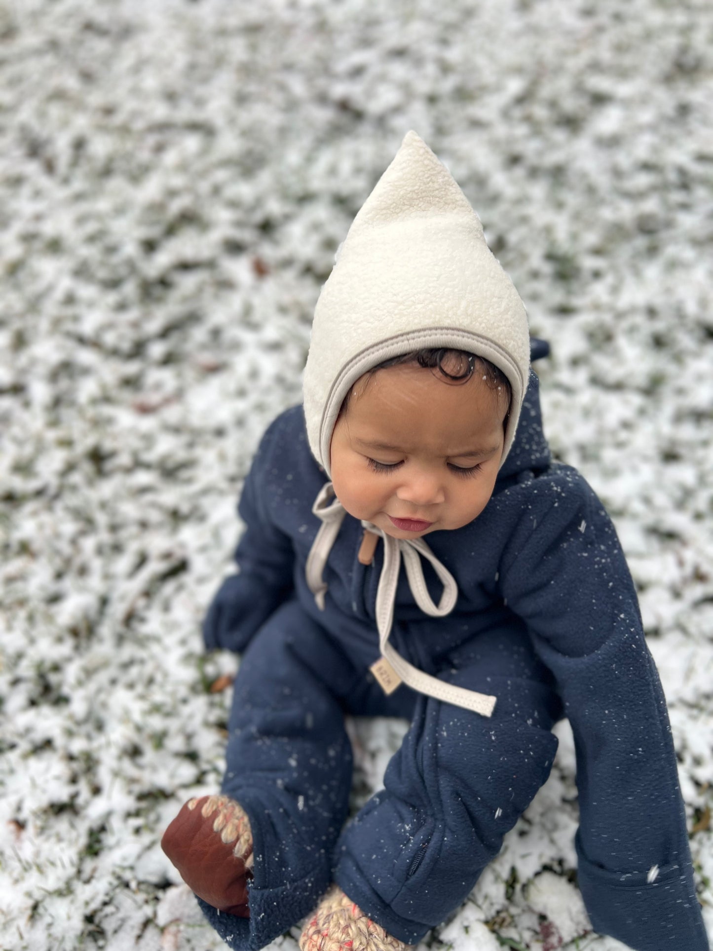 RTS Frost Sherpa Pixie Bonnet 3-6mo