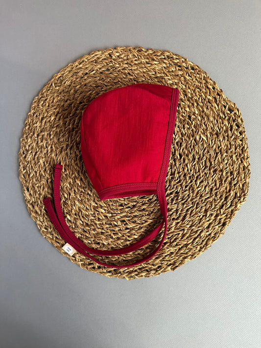 Chilli Merino wool Classic Bonnet