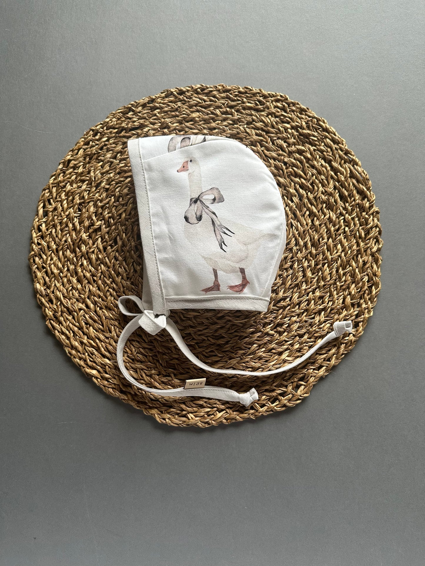 Ready to Ship size 12-18 mo Jemima Bonnet