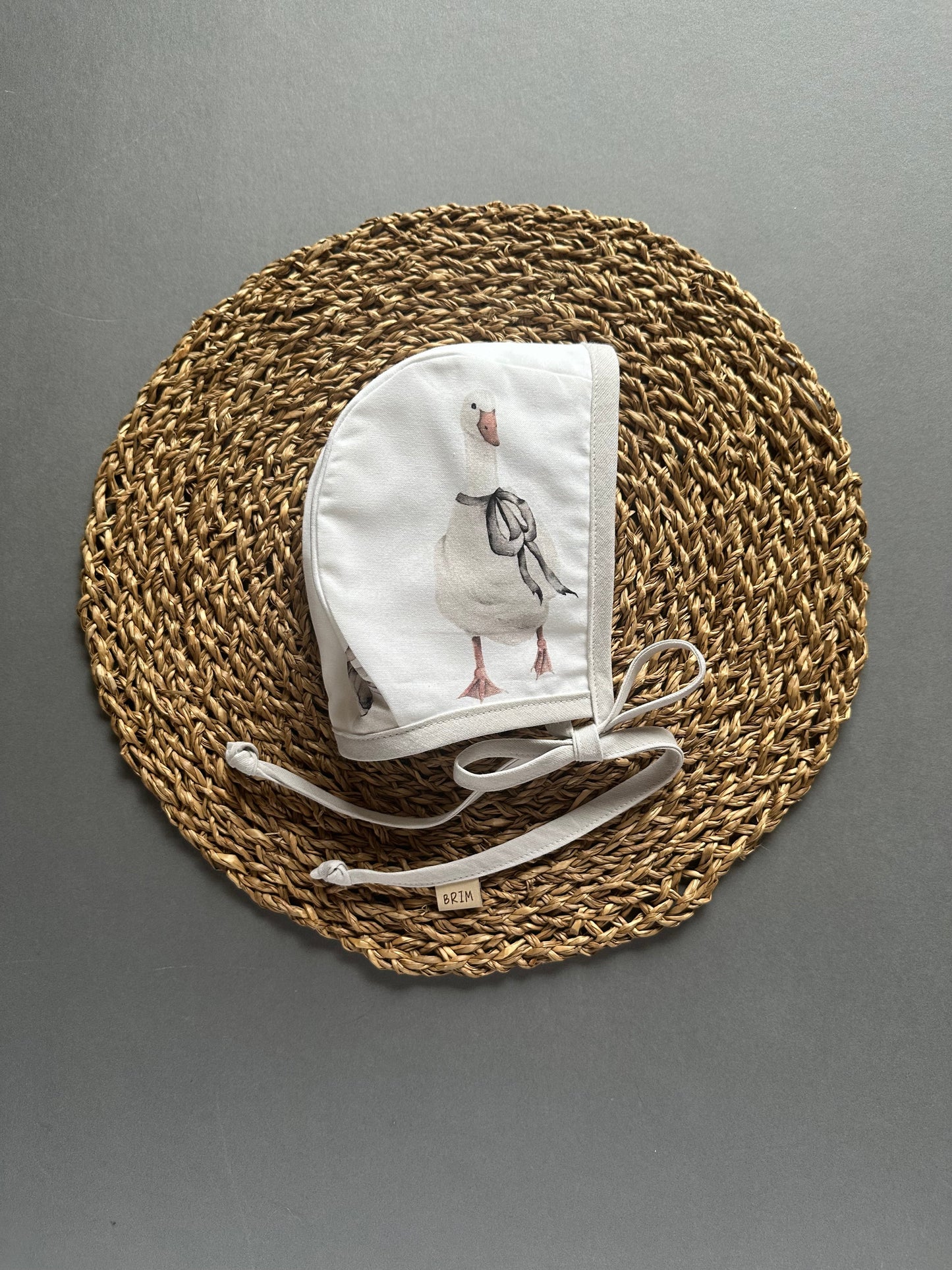 Ready to Ship size 12-18 mo Jemima Bonnet