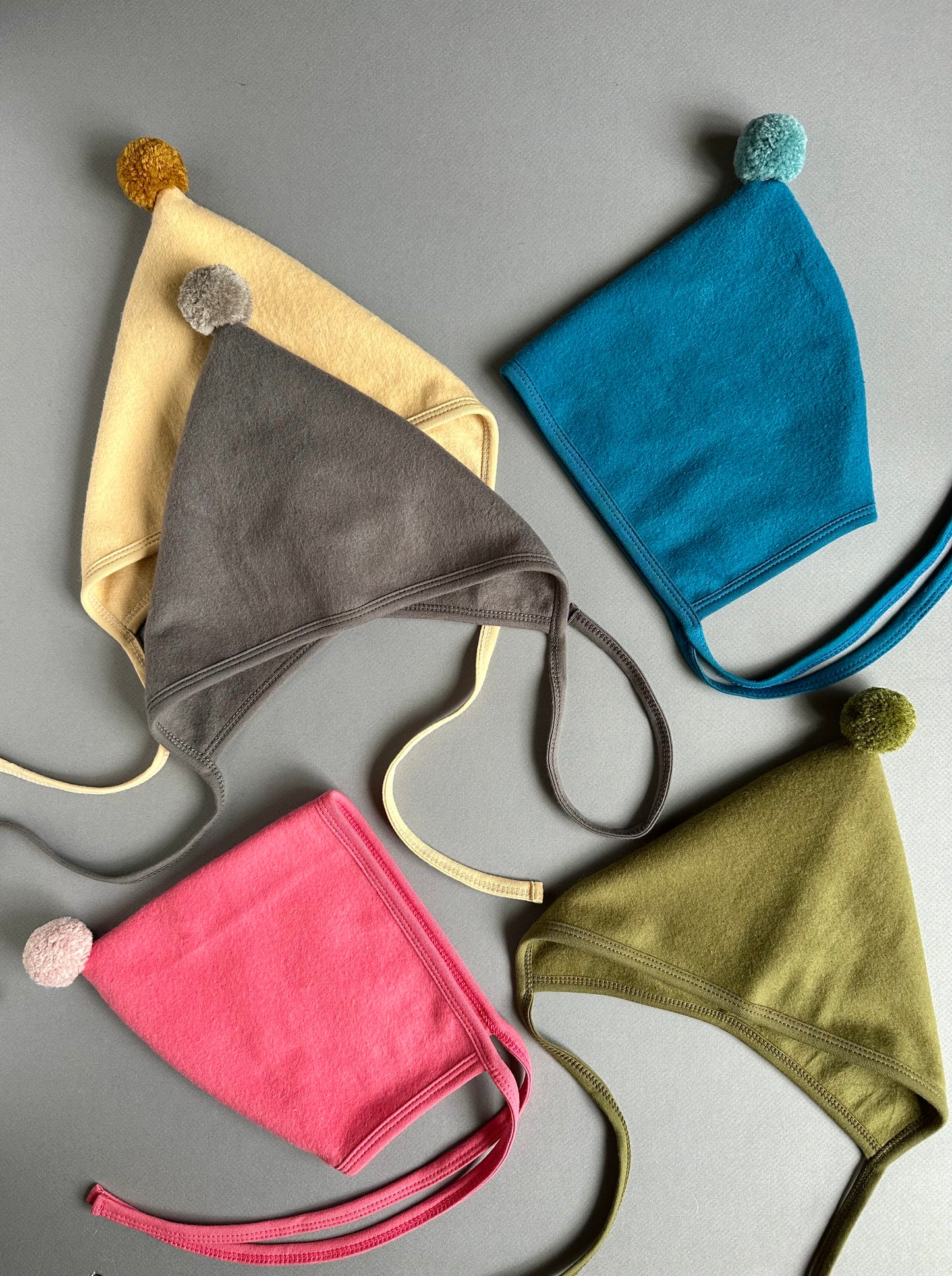 Flamingo fleece Pixie Pom