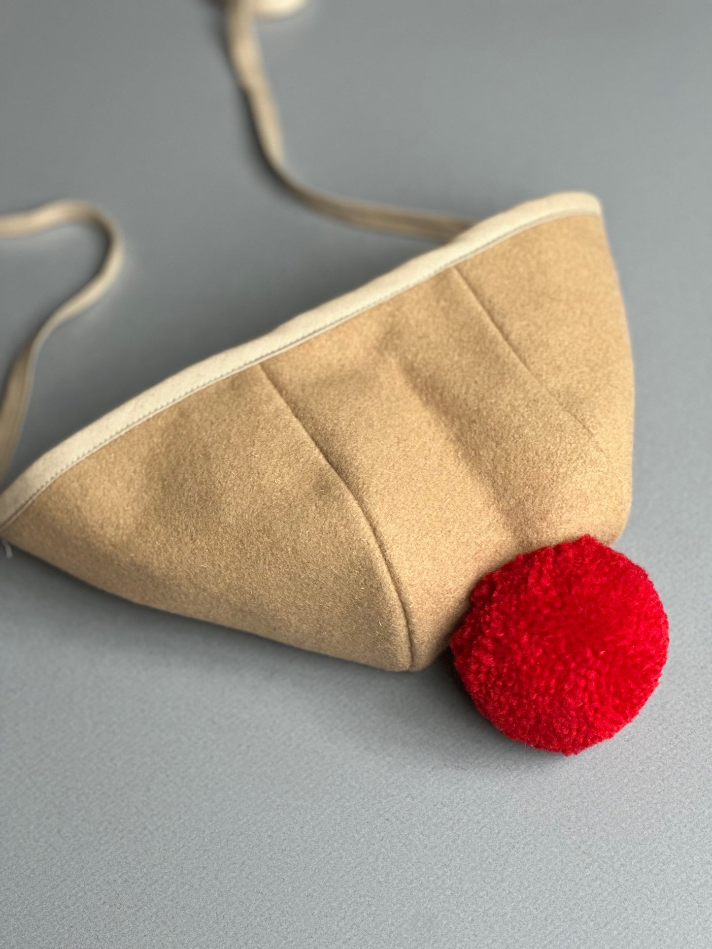 Biscotti Wool Pom Bonnet RTS size 18-24mo