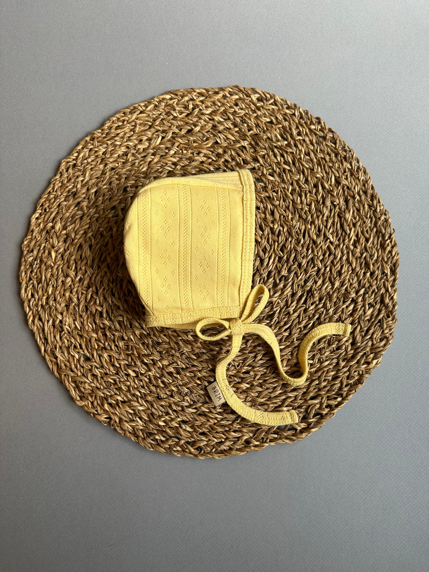 Butter Pointelle Classic Bonnet
