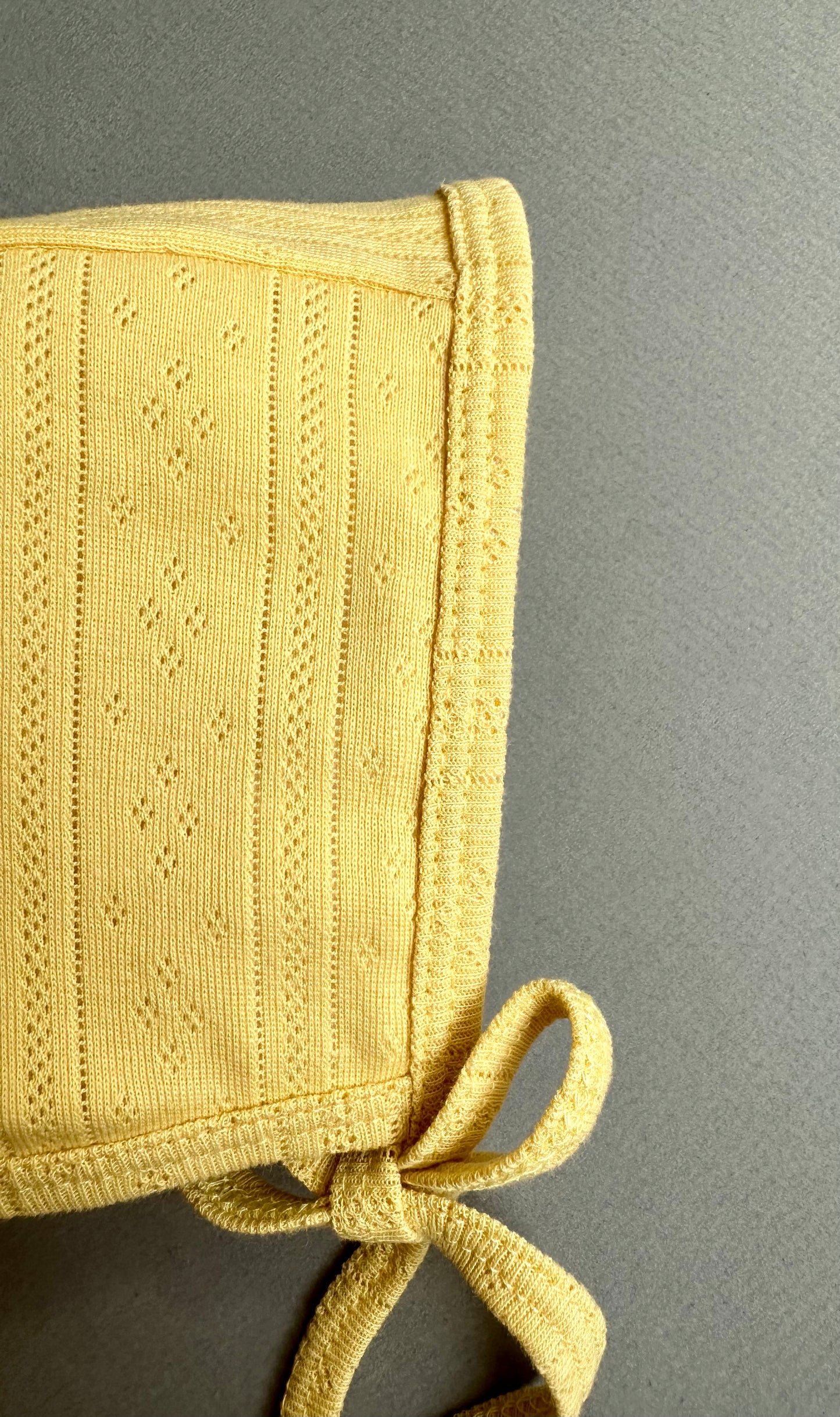 Butter Pointelle Classic Bonnet