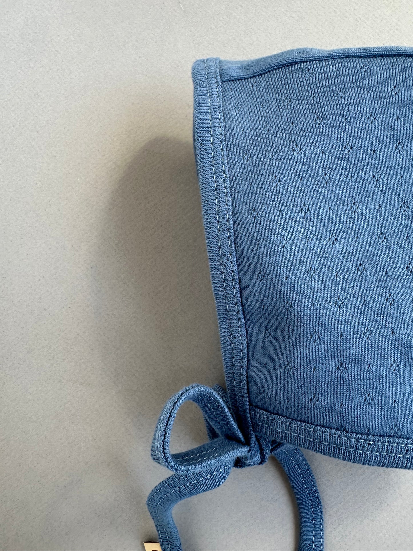 Atlantic Blue Pointelle Classic Bonnet