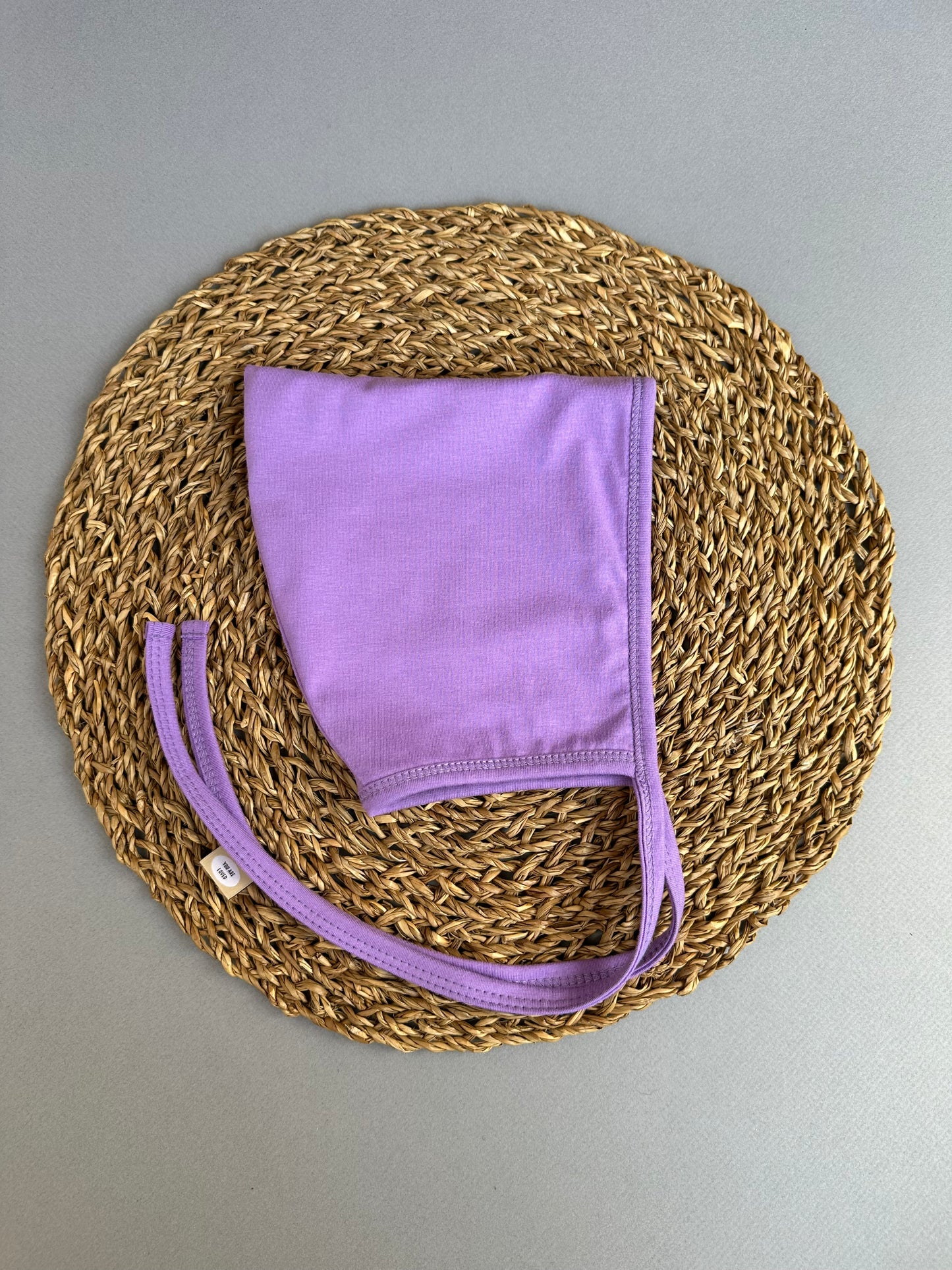 Lavender Daisies Reversible Pixie Bonnet