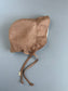 Cocoa Linen Bonnet
