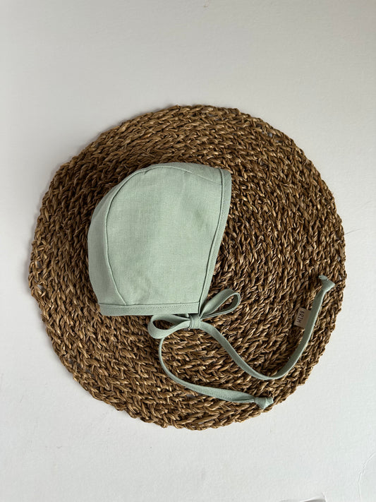 Grass Linen Bonnet
