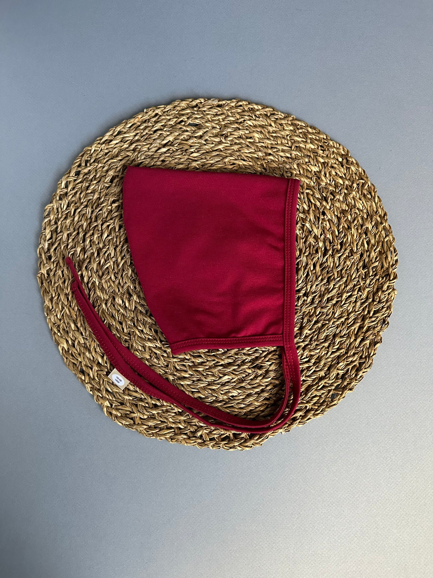 ADULT Apple cotton pixie bonnet