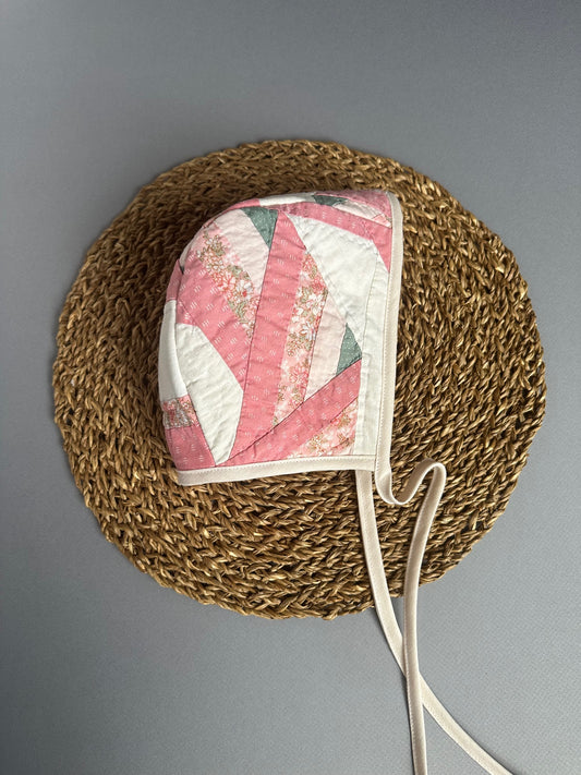 Frannie Quilted bonnet size 2-4yrs