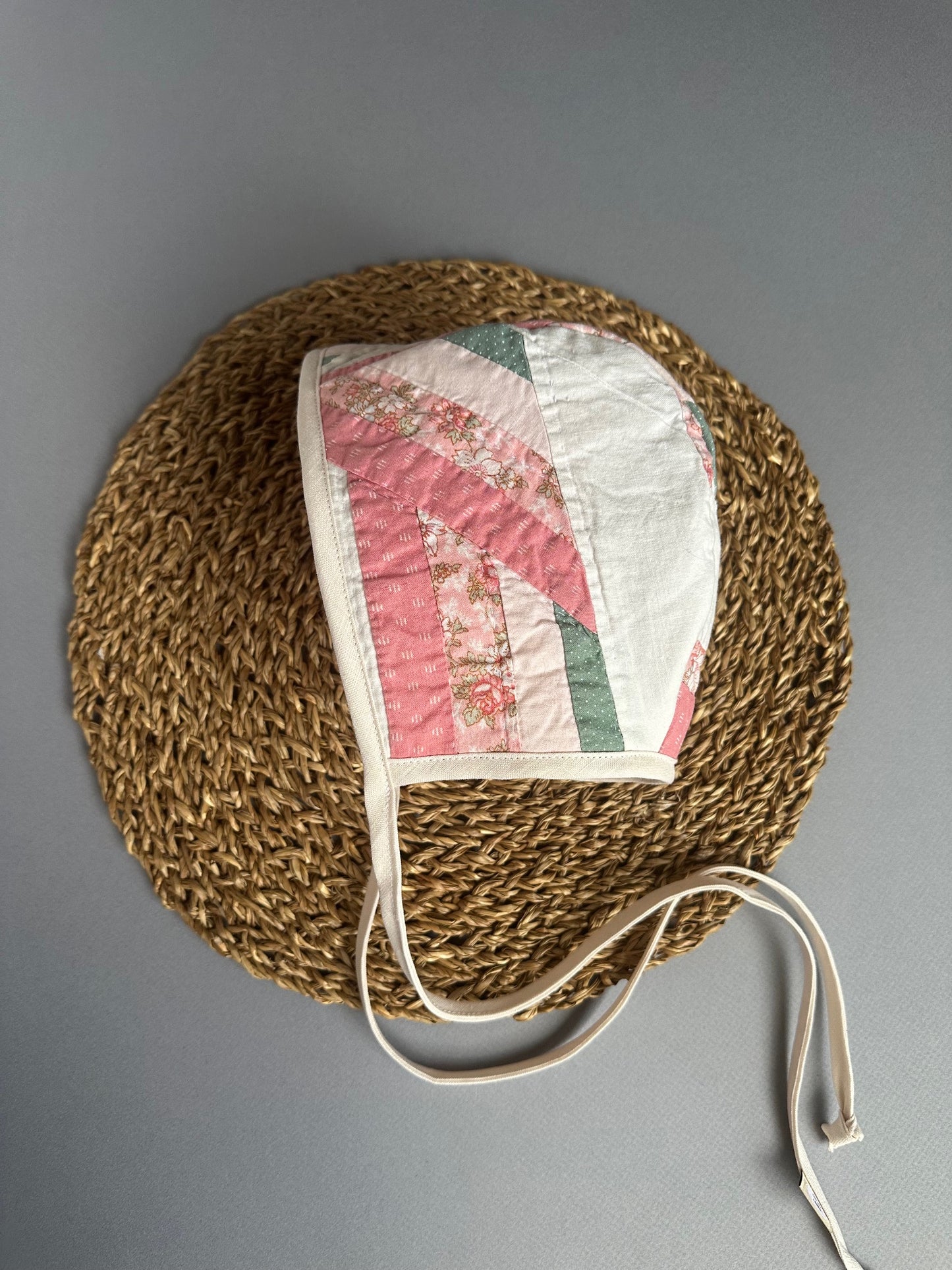 Frannie Quilted bonnet size 2-4yrs