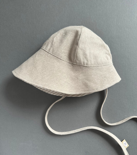 Alix linen Parasol Hat