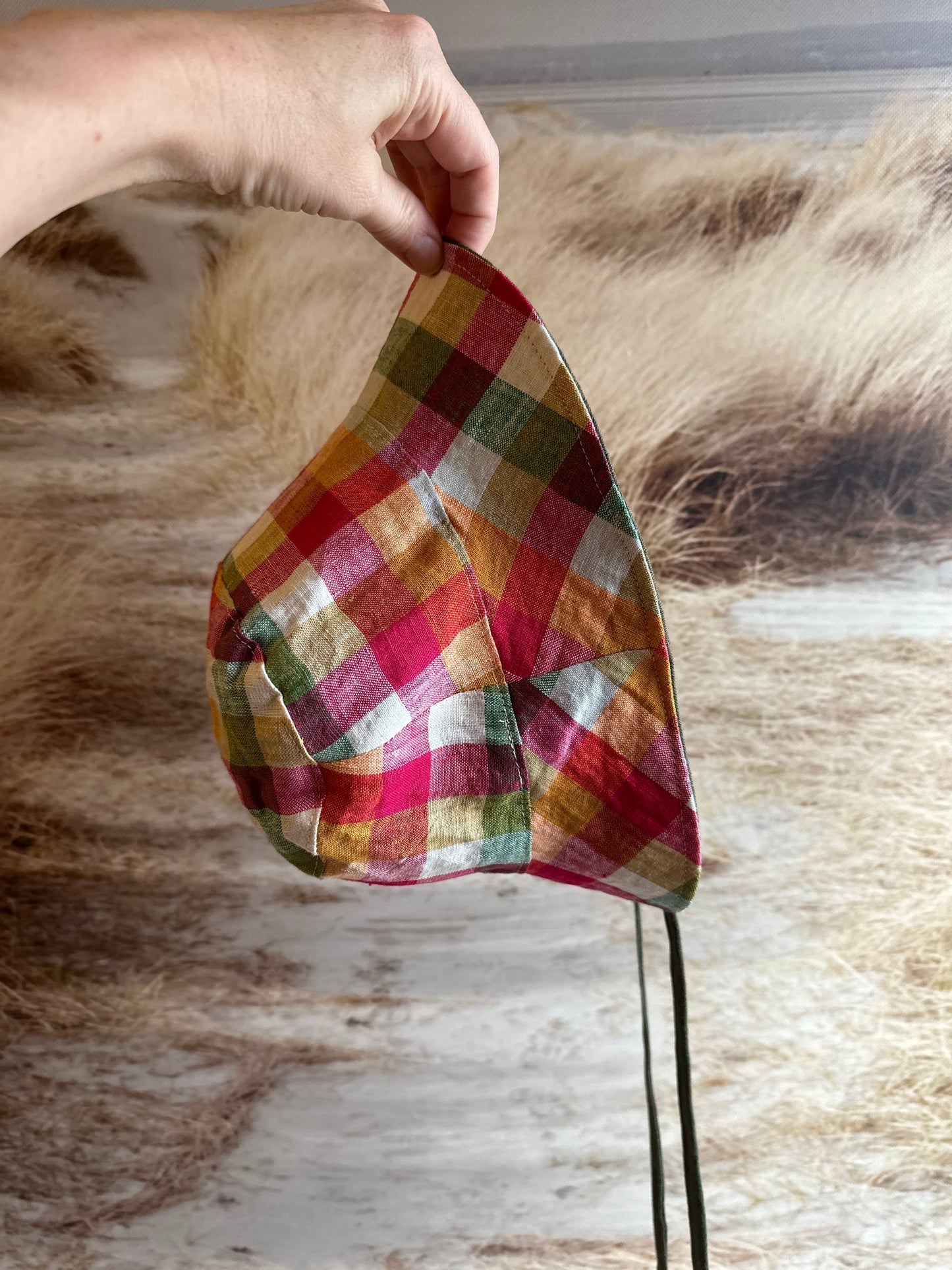 Adult Picnic Plaid Bucket hat