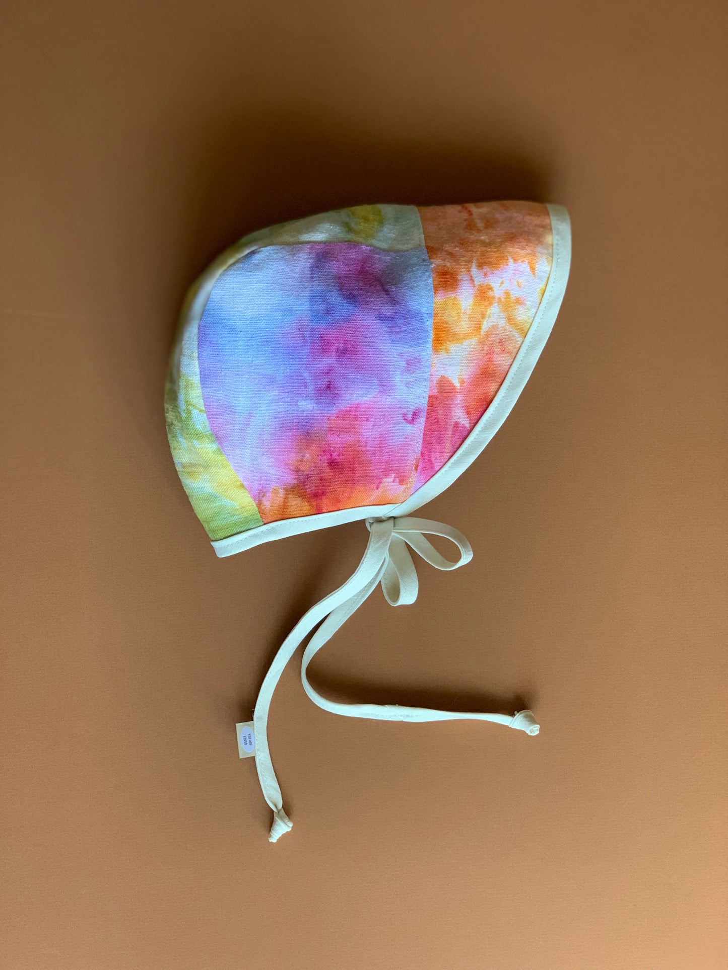 Rainbow Dye Bonnet