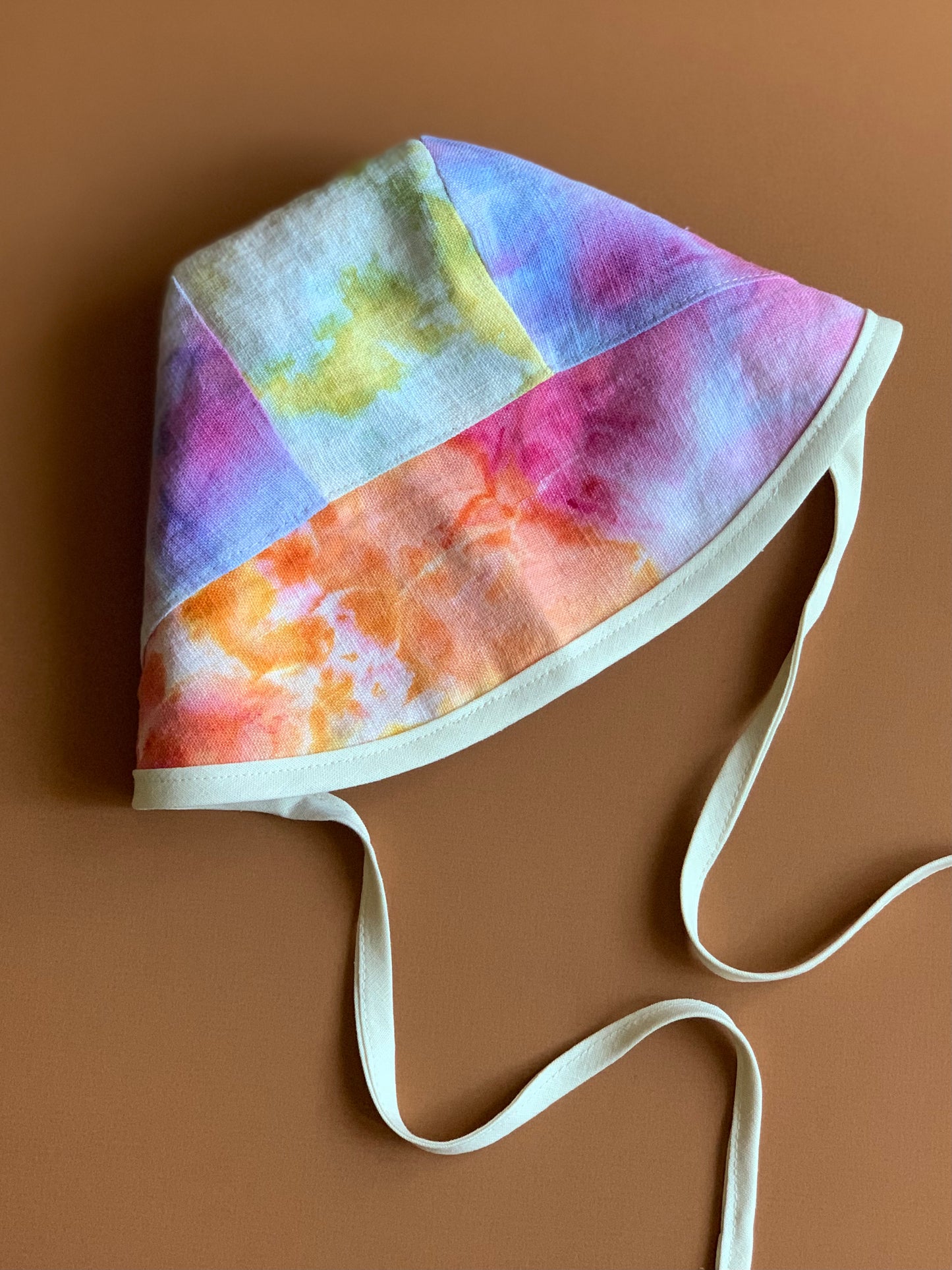 Rainbow Dye Bonnet